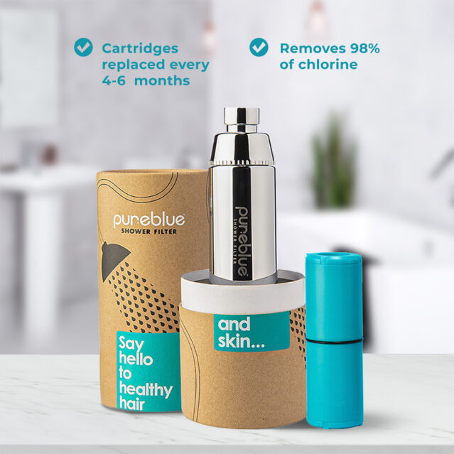 Pure Blu Shower Filter for Chlorine and Hard Water