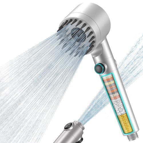 Felso 15-Stage Hard Water Shower Filter with Handheld Head